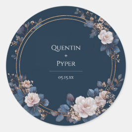 Rosa de noche Pegatina de Wreath Boda