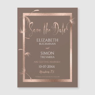 Rosa de oro de candelions y chocolate salva la fec