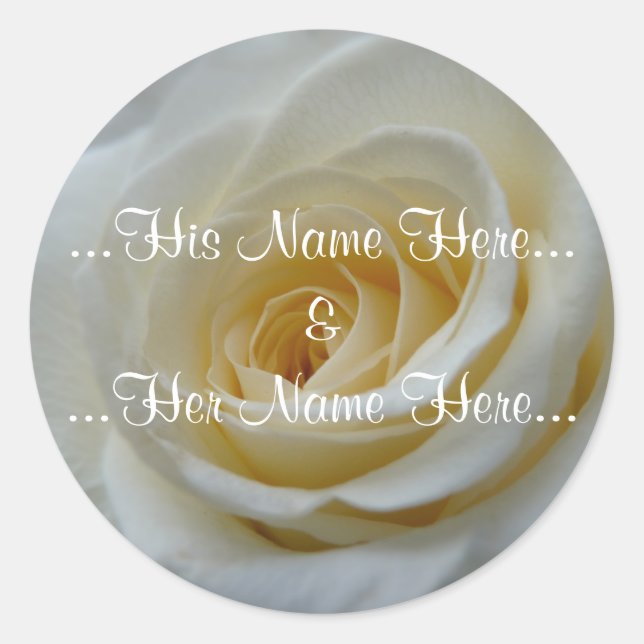 Rosa de oro Pegatinas Románticos Rosas pegatinas d (Anverso)