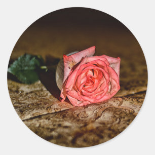 Rosa de pegatinas de cierre