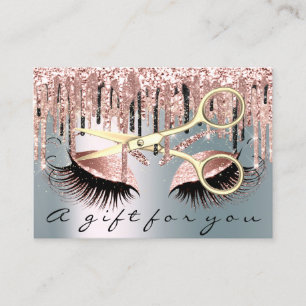 Rosa de peluquería con certificado de regalo Azul