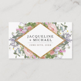 Rosa de recepción de bodas de arte floral de campo