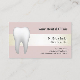 Rosa de Rubor del dentista y cita dental de marfil