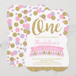 Rosa de Rubor y 1ra invitación del cumpleaños del