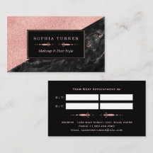 Rosa de tarjeta de cita Artista de maquillaje de m