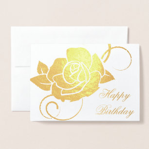 Rosa de tarjetas de cumpleaños
