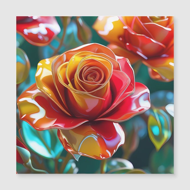 Rosa de tocar el corazón (Anverso)