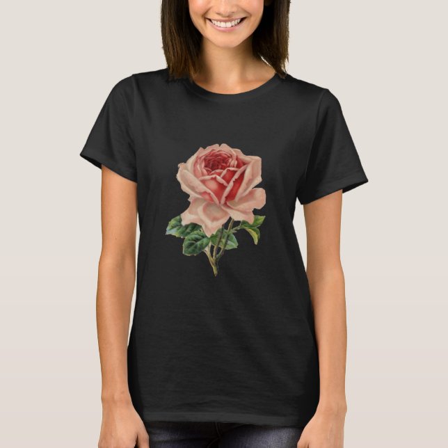 Rosa DE VINTAGE QUEMÓ CAMISA (Anverso)