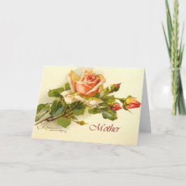 Rosa del Día de la Madre - Tarjeta
