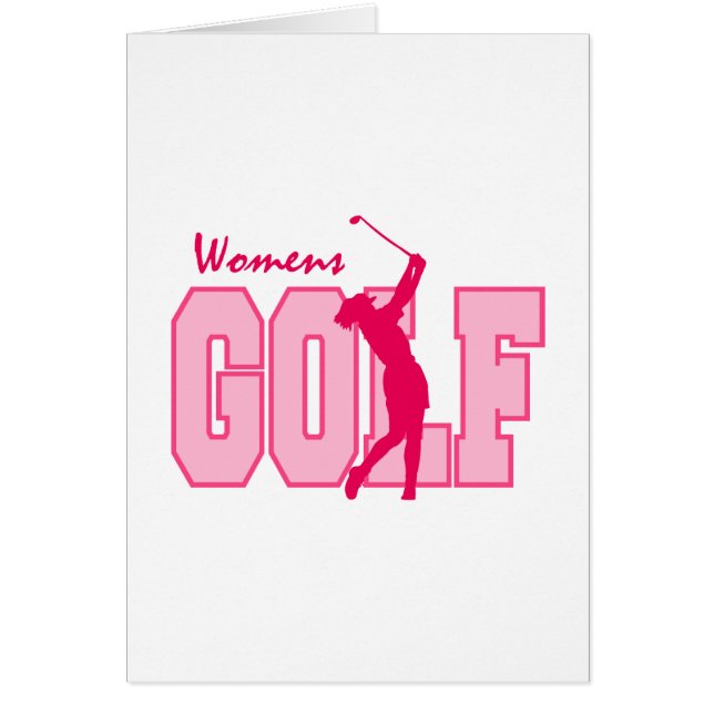 Rosa del golf de las mujeres (Frente)