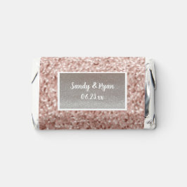 Rosa Dorado Brillante Miniaturas de Hershey para B