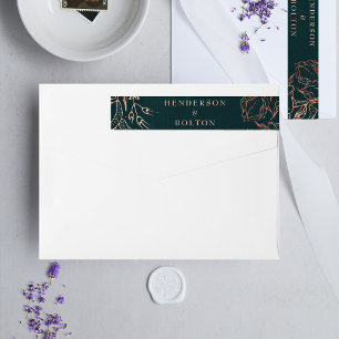 Rosa dorado marrón verde esmeralda Boda de guirnal