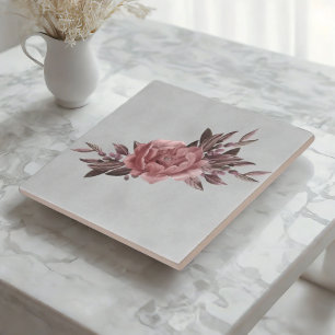 Rosa Elegancia Azulejos cerámicos