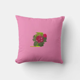 Rosa elegante sobre una almohada suave | Floral ca