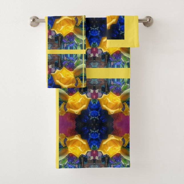 Rosa en flor amarillo (In situ)