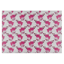 Rosa en la tabla de corte de vid