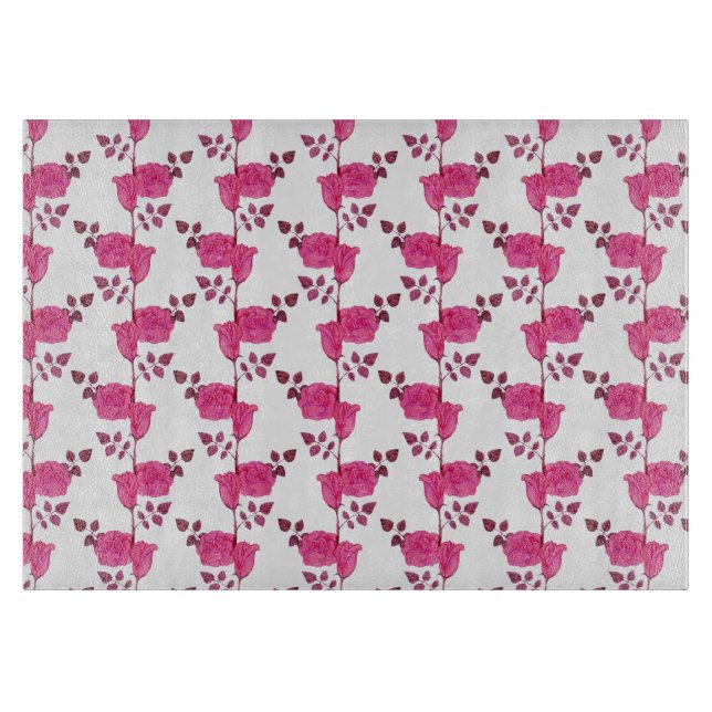 Rosa en la tabla de corte de vid (Anverso)