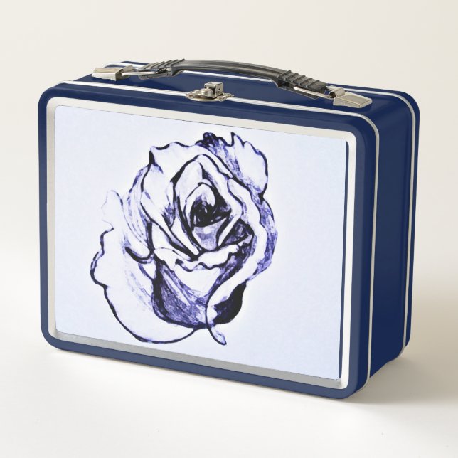 Rosa Esbozo de la mano Flor (Anverso)