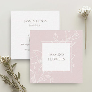 Rosa | Etiqueta floral de moda