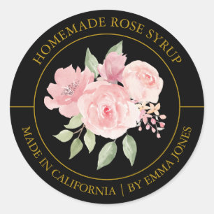 Rosa Etiqueta moderna