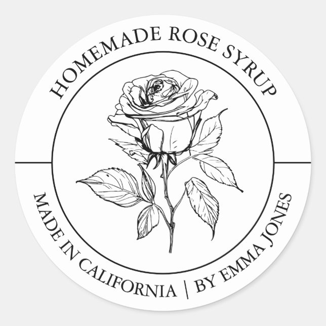Rosa Etiqueta moderna (Anverso)