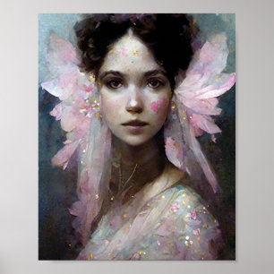 Rosa Fae 3 Fantasía Poster de arte