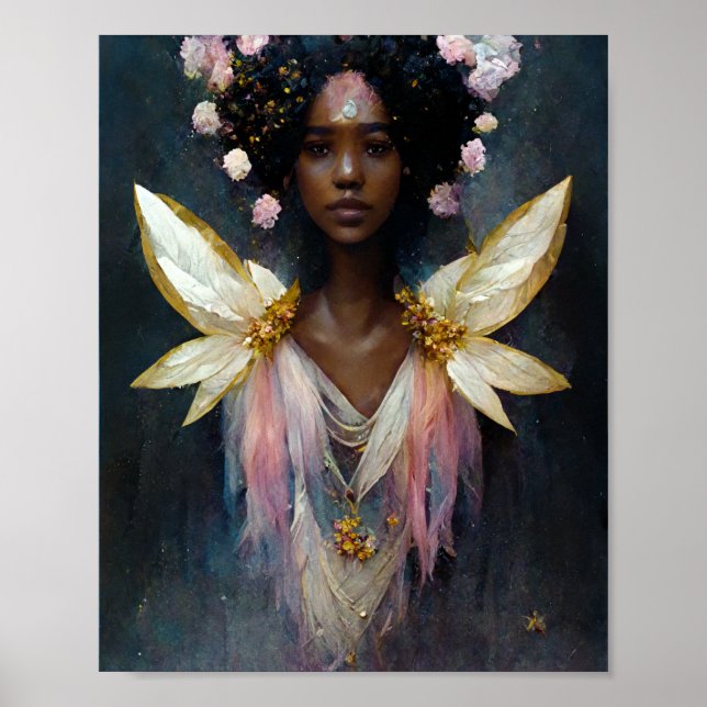 Rosa Fae 7 Fantasía Poster de arte (Frente)