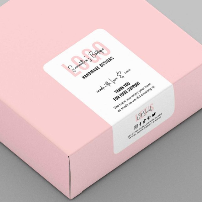 Rosa Femenino Gracias Por Pedir Sello De La Caja D (Subido por el creador)