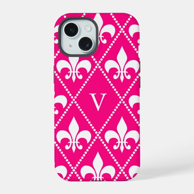 Rosa Fleur de Lis con monograma (Reverso )