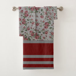 Rosa floral vintage de lujo