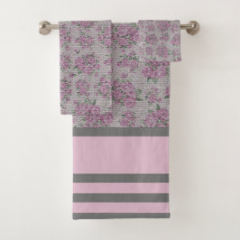 Rosa floral vintage de lujo