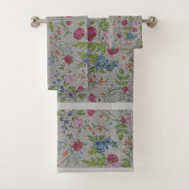 Rosa floral vintage de lujo