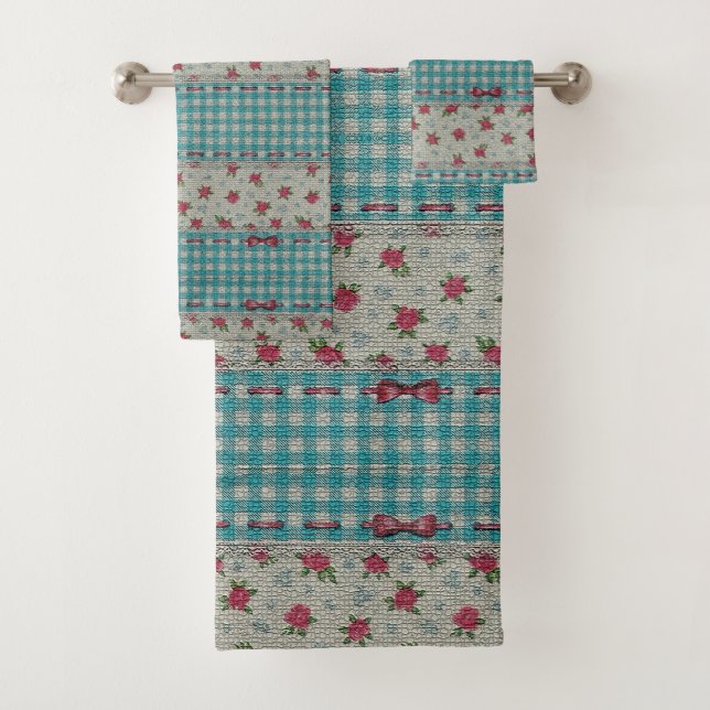 Rosa floral vintage de lujo (In situ)