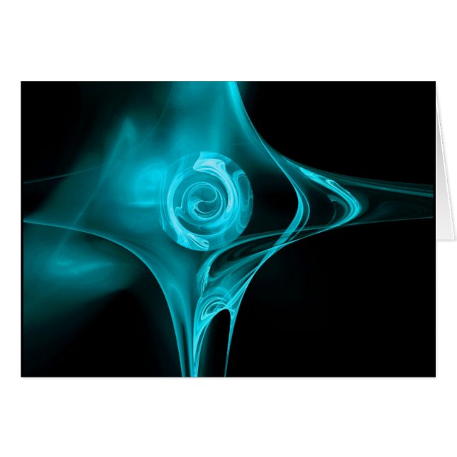 ROSA FRACTAL , rosa azul (Anverso (Horizontal))