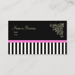 Rosa francés de las tarjetas de visita del ~ del