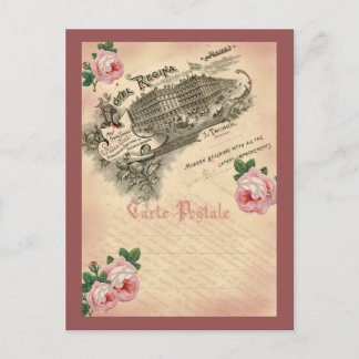 Rosa francés - postal
