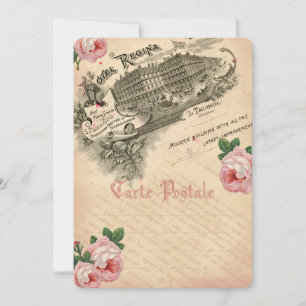 Rosa Francesa - Tarjeta de Invitación
