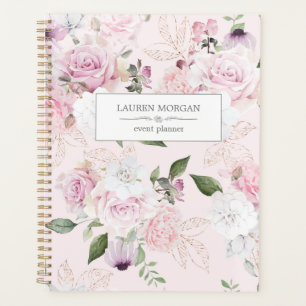 Rosa Garden Rubor   Planificador personalizado