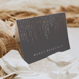 Rosa Gold Marquee Gracias