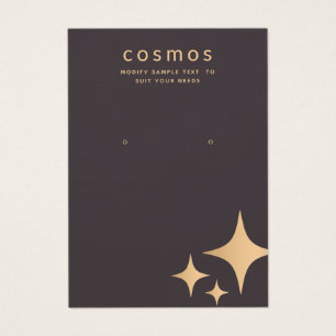 Rosa Gold Stars Añadir tarjeta de visualización de