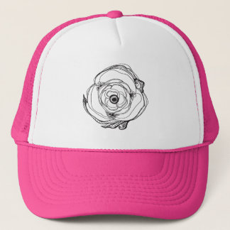 Rosa, gorro camionero