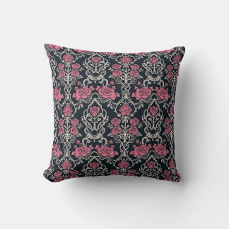 Rosa gótico Cojín decorativo de vino