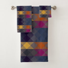 rosa gris morado naranja y azul geométrico