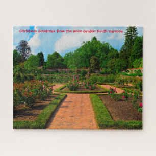 Rosa Jardín Carolina del Norte Jigsaw Puzzle