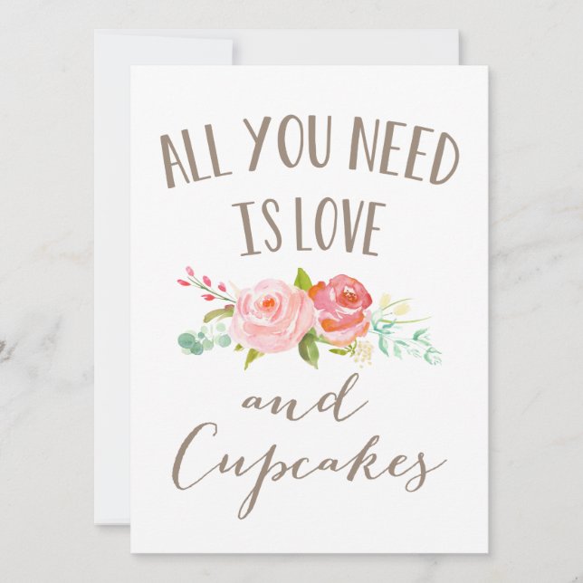 Rosa Jardín Floral Amor y Pasteles (Anverso)