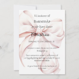 Rosa Lazo Invitación Bautizo