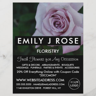 Rosa Lilac, florista, publicidad florista