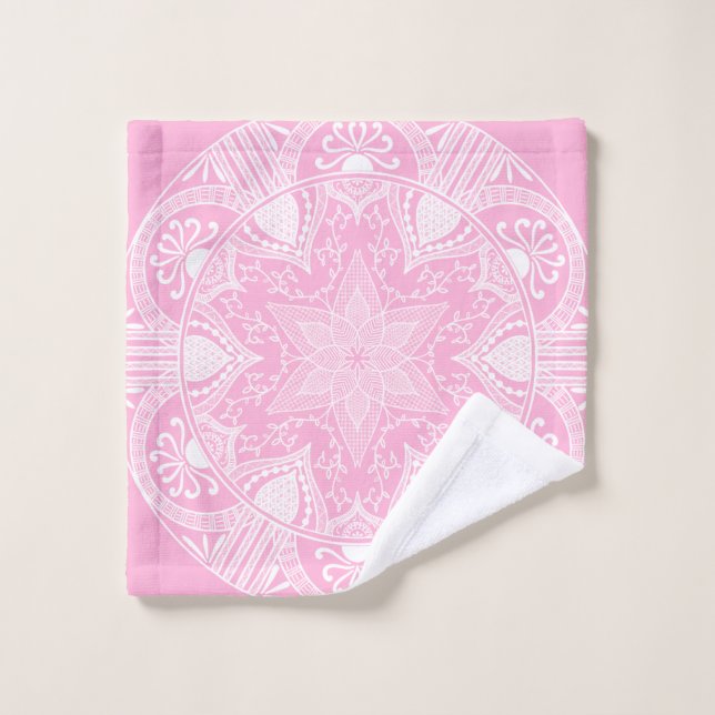 Rosa Mandala (Toallita)