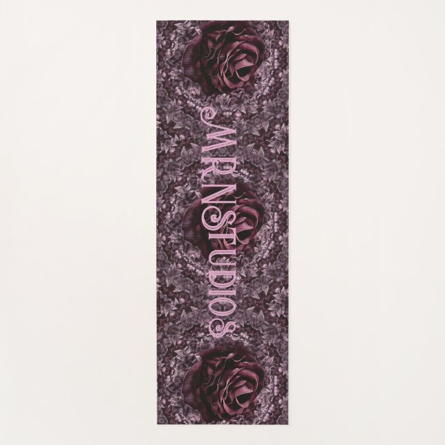 Rosa Mandala Yoga Mat (Anverso)