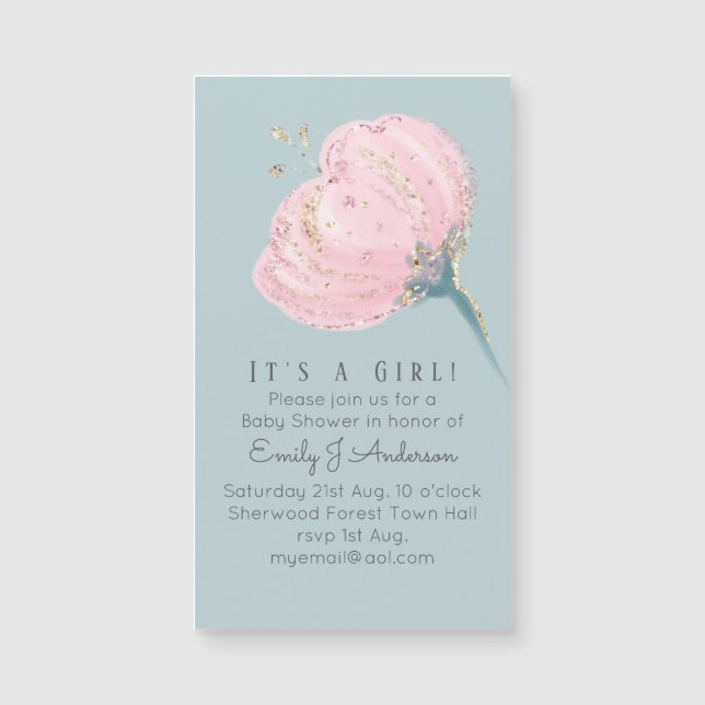 rosa moderno y de moda, azul oscuro y azul oscuro (Anverso)